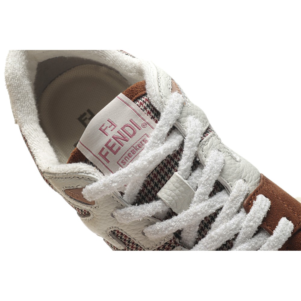 TBkicks Fend1 Match Sneakers White/Brown Suede