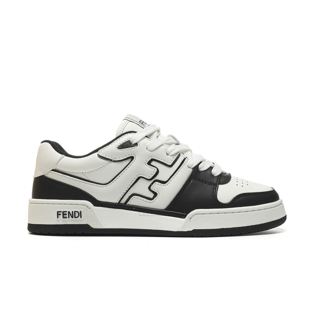 TBkicks Fend1 Match Sneakers White/Black Leather