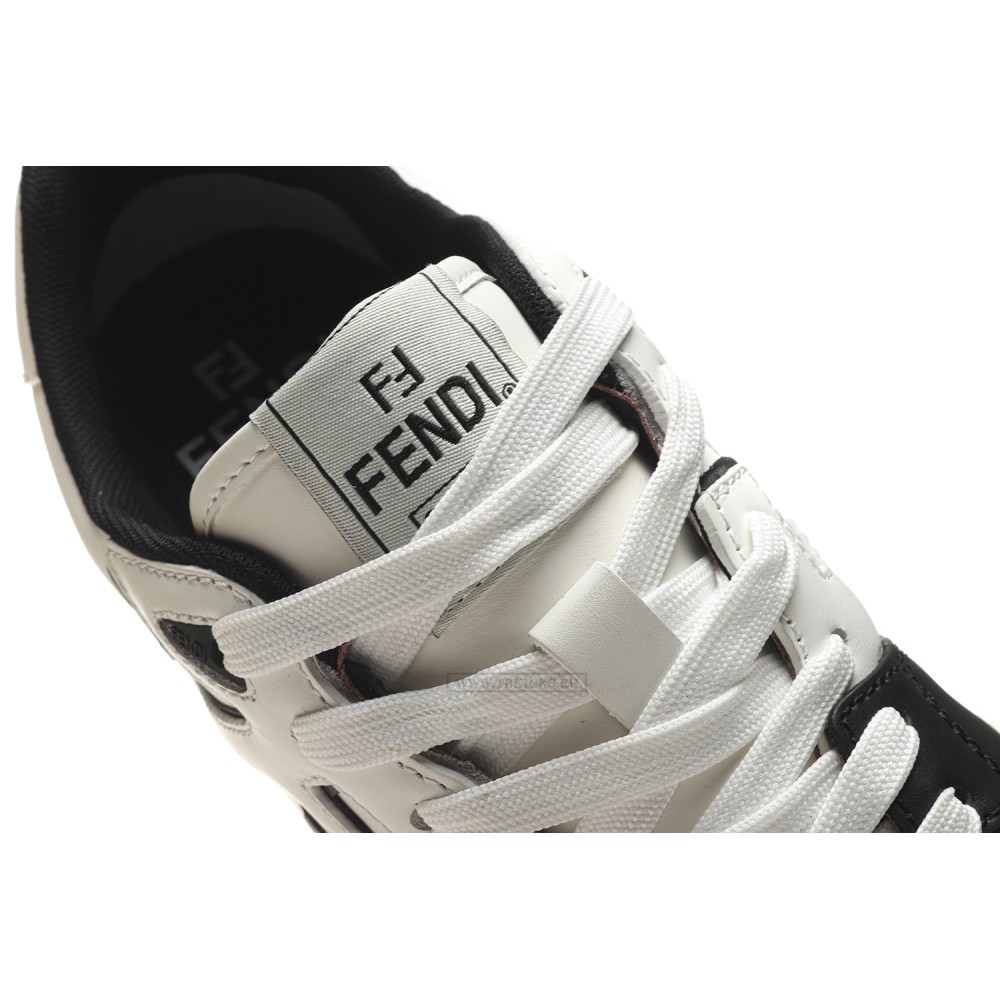 TBkicks Fend1 Match Sneakers White/Black Leather