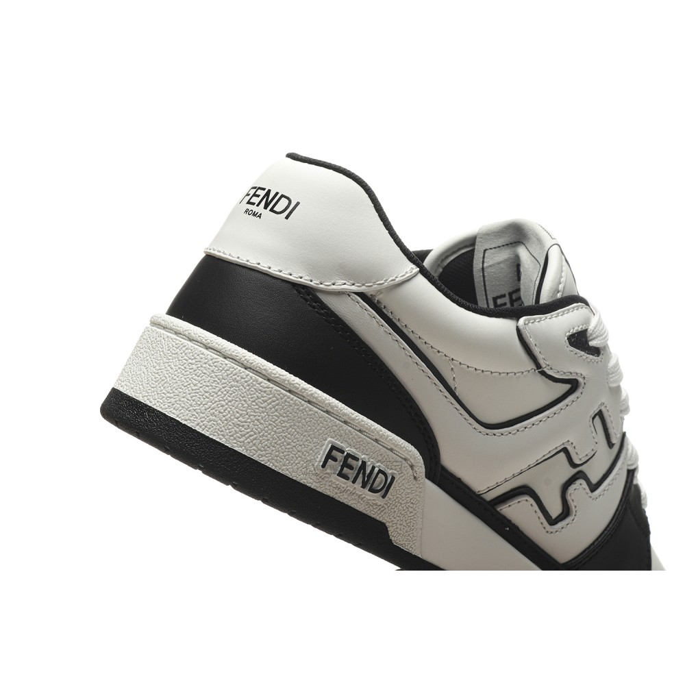 TBkicks Fend1 Match Sneakers White/Black Leather