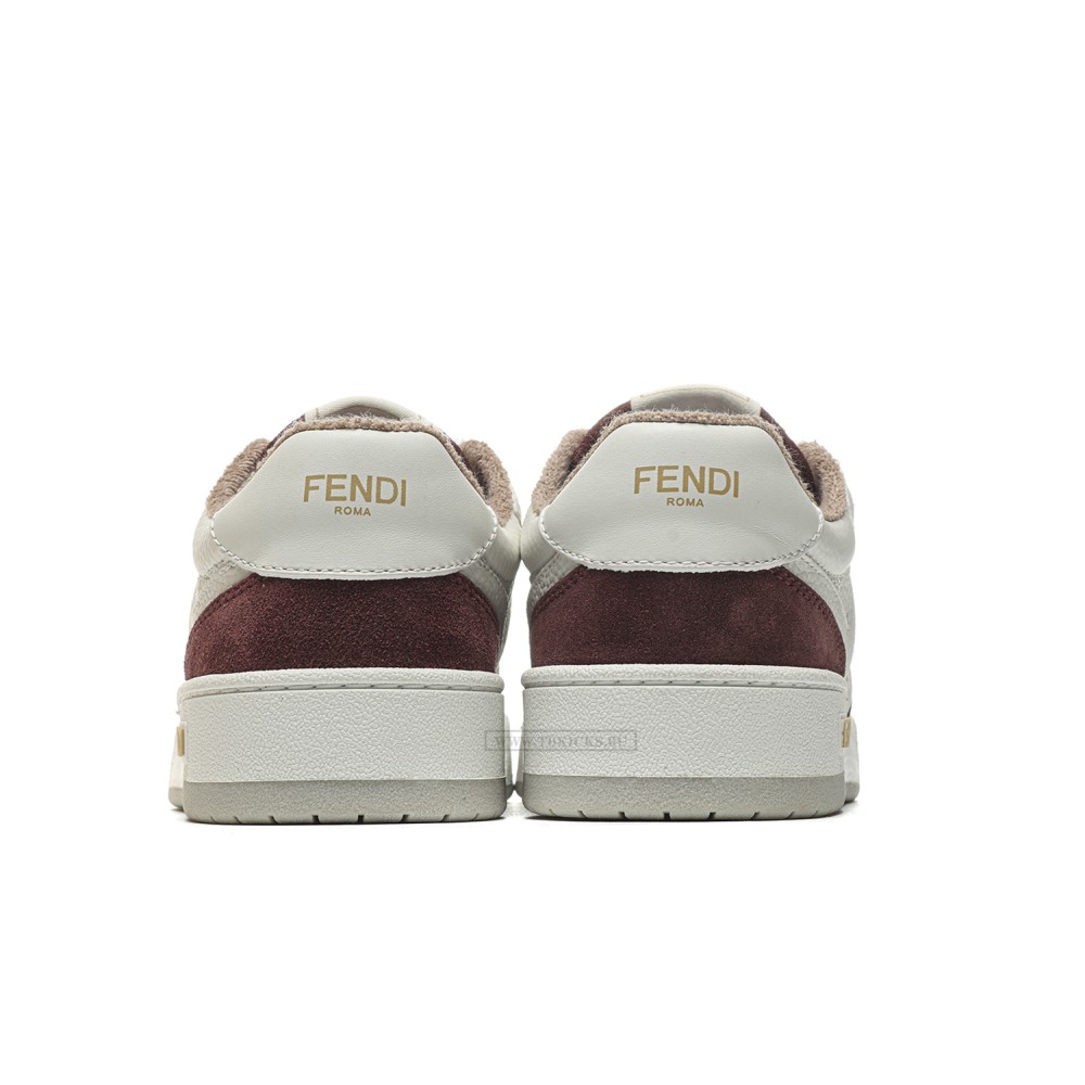 TBkicks Fend1 Match Sneakers White/Red Suede