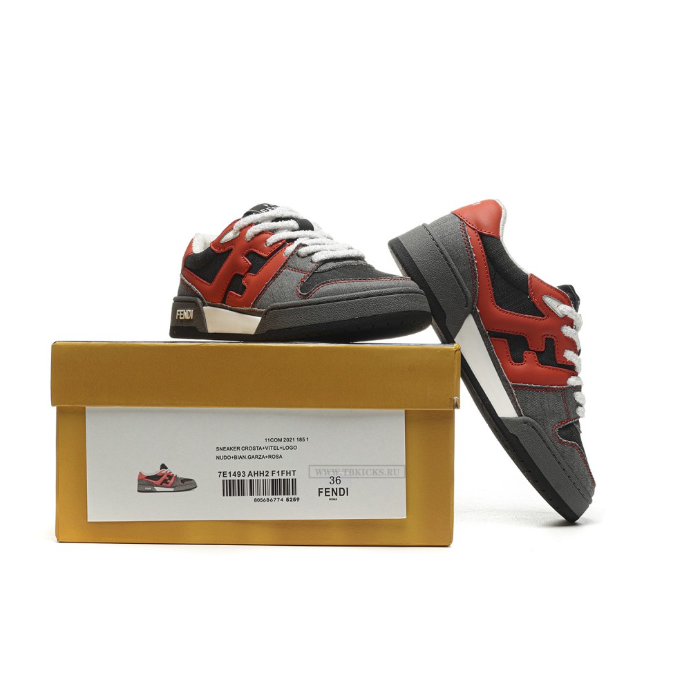 TBkicks Fend1 Match Sneakers Year of the Rabbit Orange/Grey