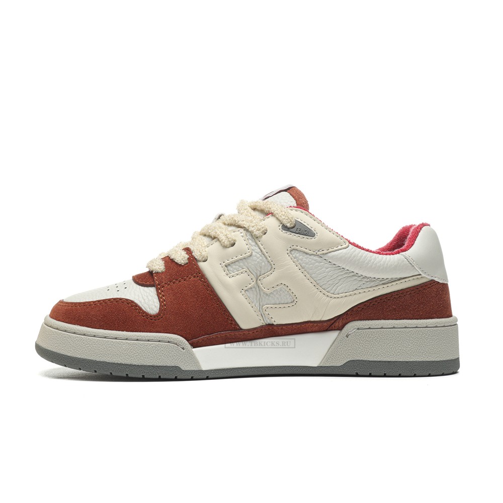 TBkicks Fend1 Match Sneakers White/Brown/Red