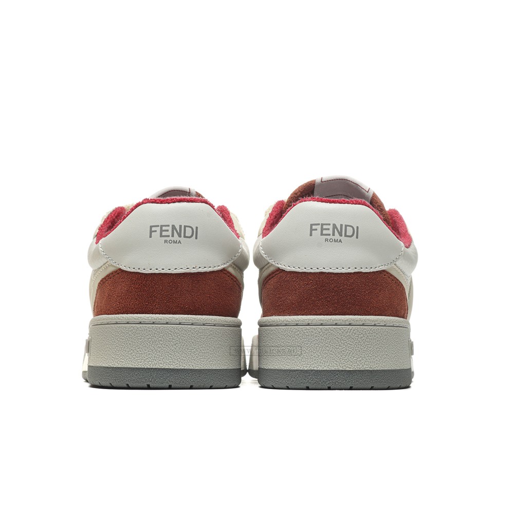 TBkicks Fend1 Match Sneakers White/Brown/Red