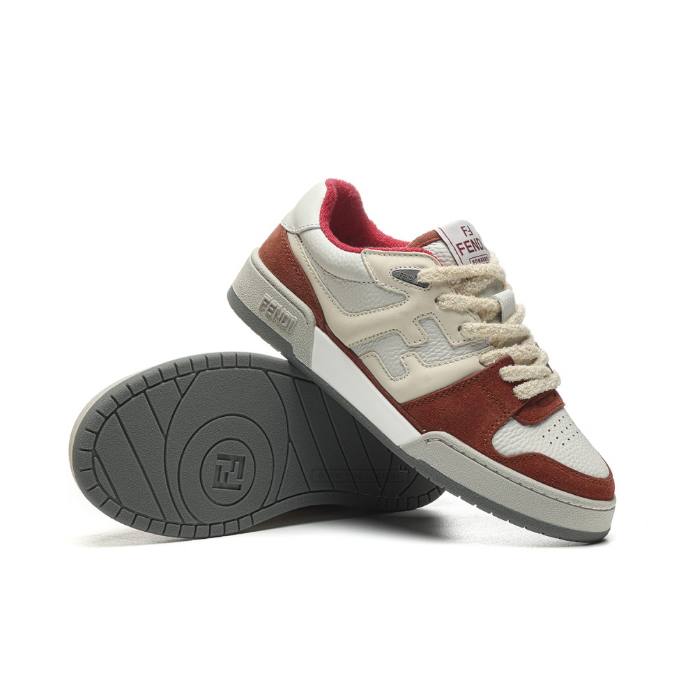TBkicks Fend1 Match Sneakers White/Brown/Red