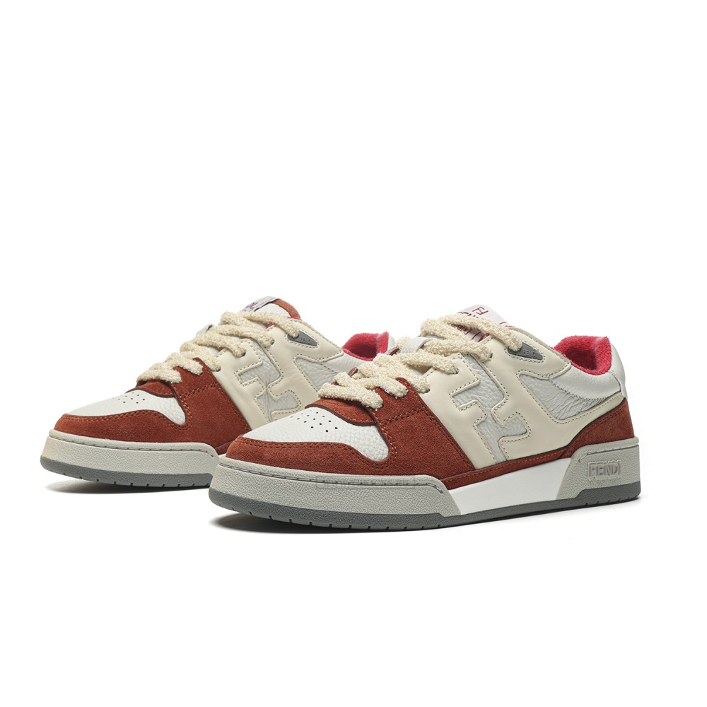 TBkicks Fend1 Match Sneakers White/Brown/Red