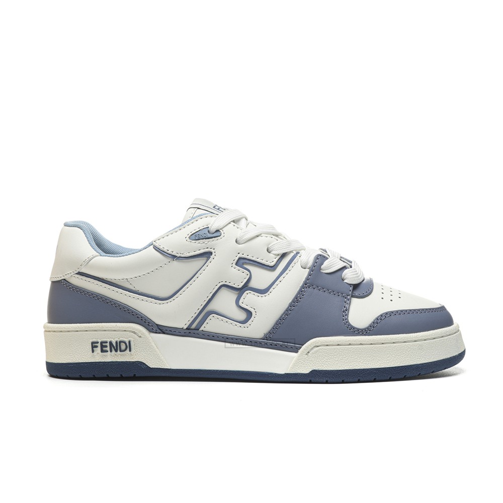 TBkicks Fend1 Match Sneakers White/ Light Blue Leather