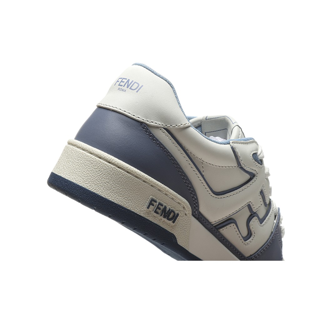 TBkicks Fend1 Match Sneakers White/ Light Blue Leather