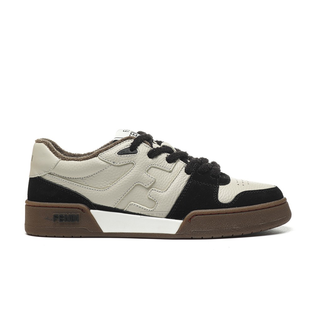 TBkicks Fend1 Match Sneakers White/Black Suede