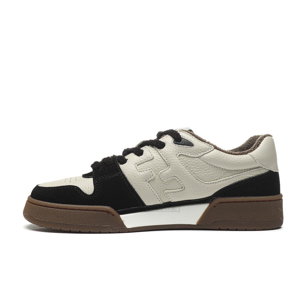 TBkicks Fend1 Match Sneakers White/Black Suede