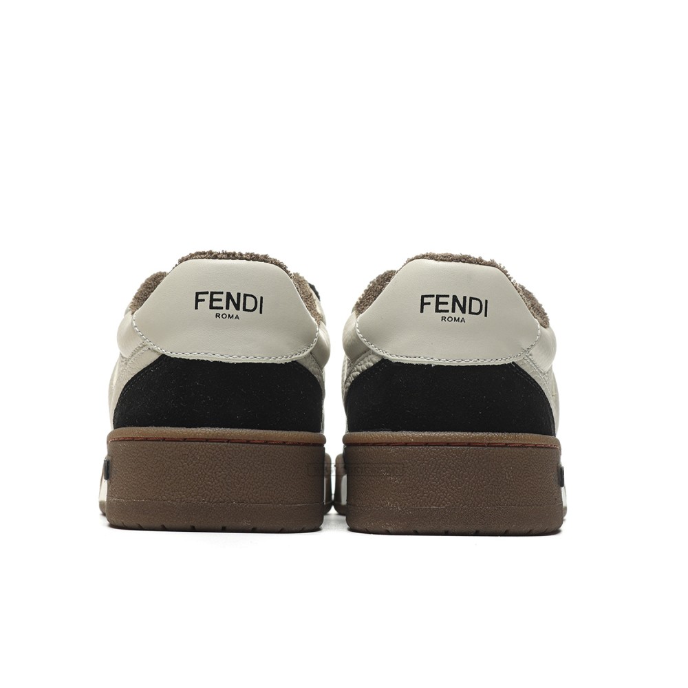 TBkicks Fend1 Match Sneakers White/Black Suede