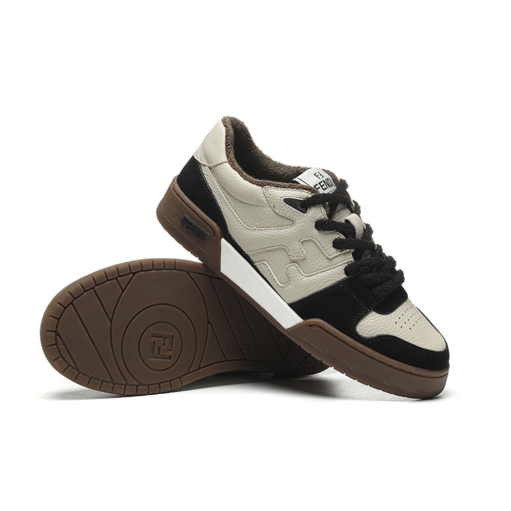 TBkicks Fend1 Match Sneakers White/Black Suede