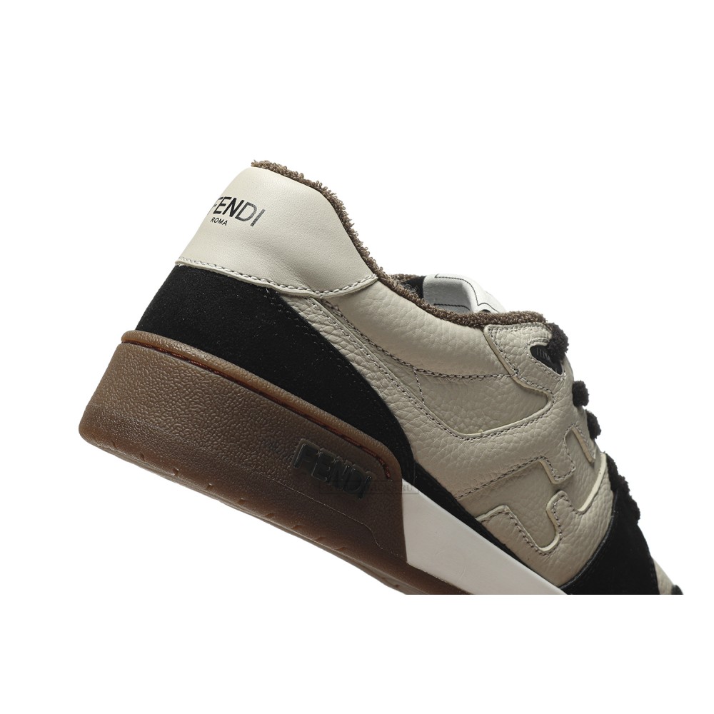 TBkicks Fend1 Match Sneakers White/Black Suede