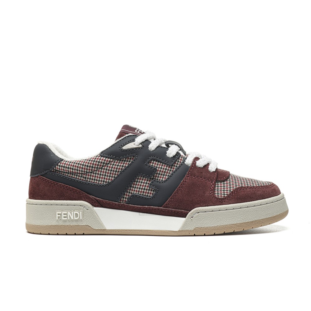 TBkicks Fend1 Match Sneakers Black/Red Suede