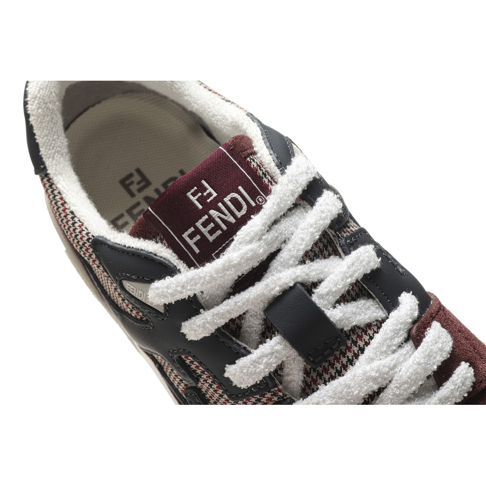 TBkicks Fend1 Match Sneakers Black/Red Suede