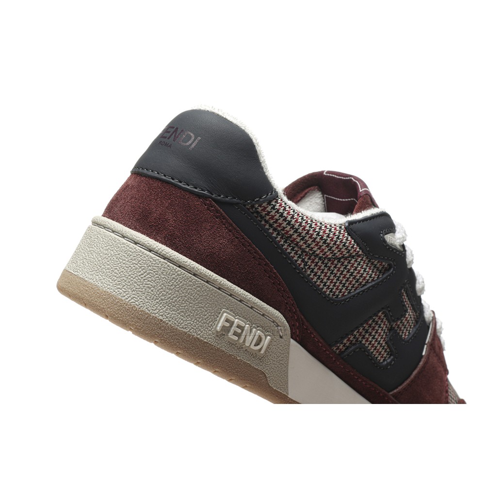 TBkicks Fend1 Match Sneakers Black/Red Suede