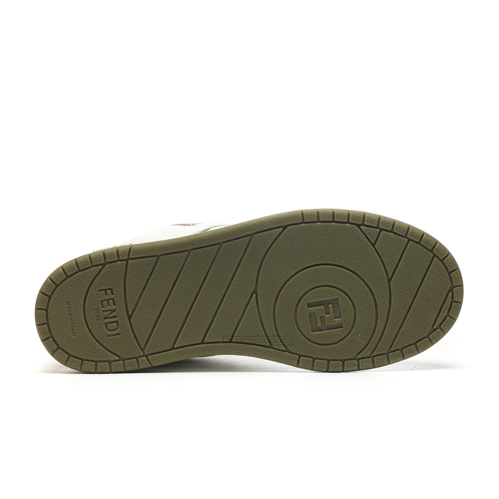 TBkicks Fend1 Match Sneakers Olive Leather