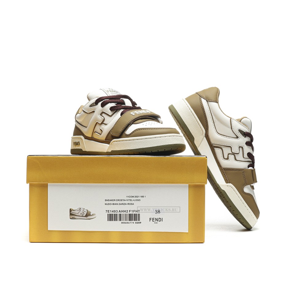 TBkicks Fend1 Match Sneakers Olive Leather