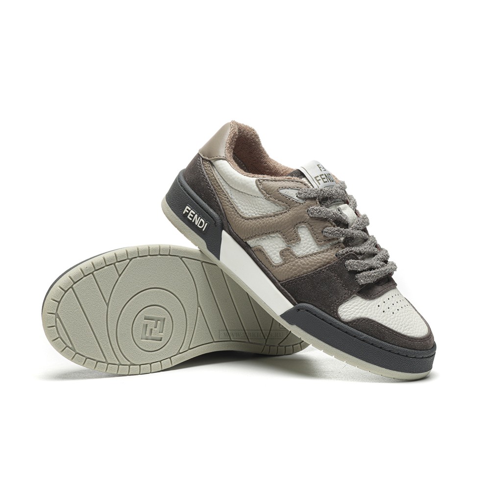 TBkicks Fend1 Match Sneakers Beige/Grey Suede