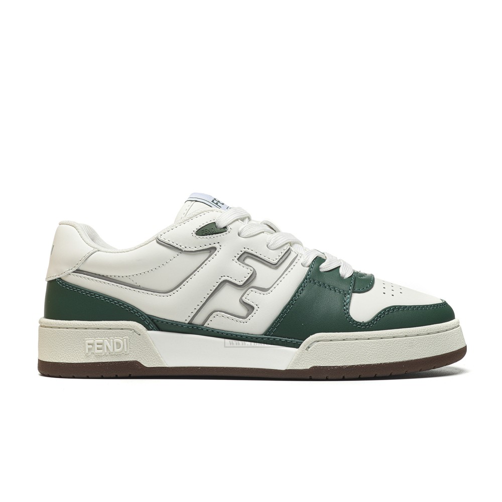 TBkicks Fend1 Match Sneakers White/Green Leather