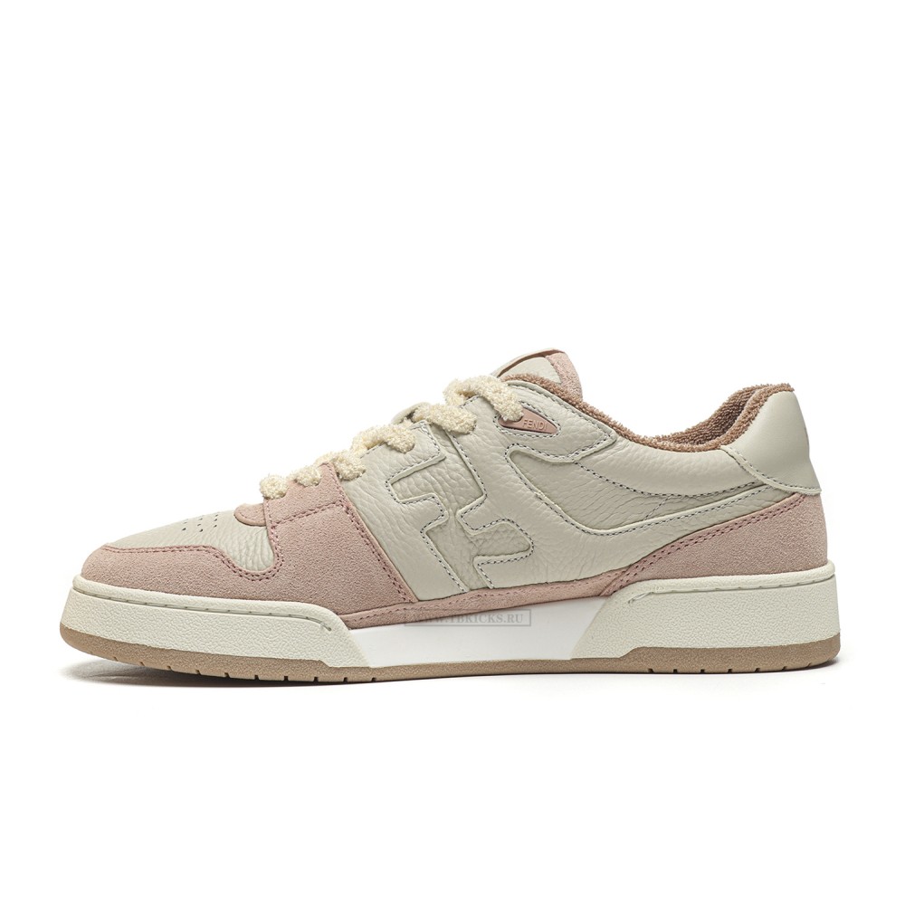 TBkicks Fend1 Match Sneakers White/Pink Suede