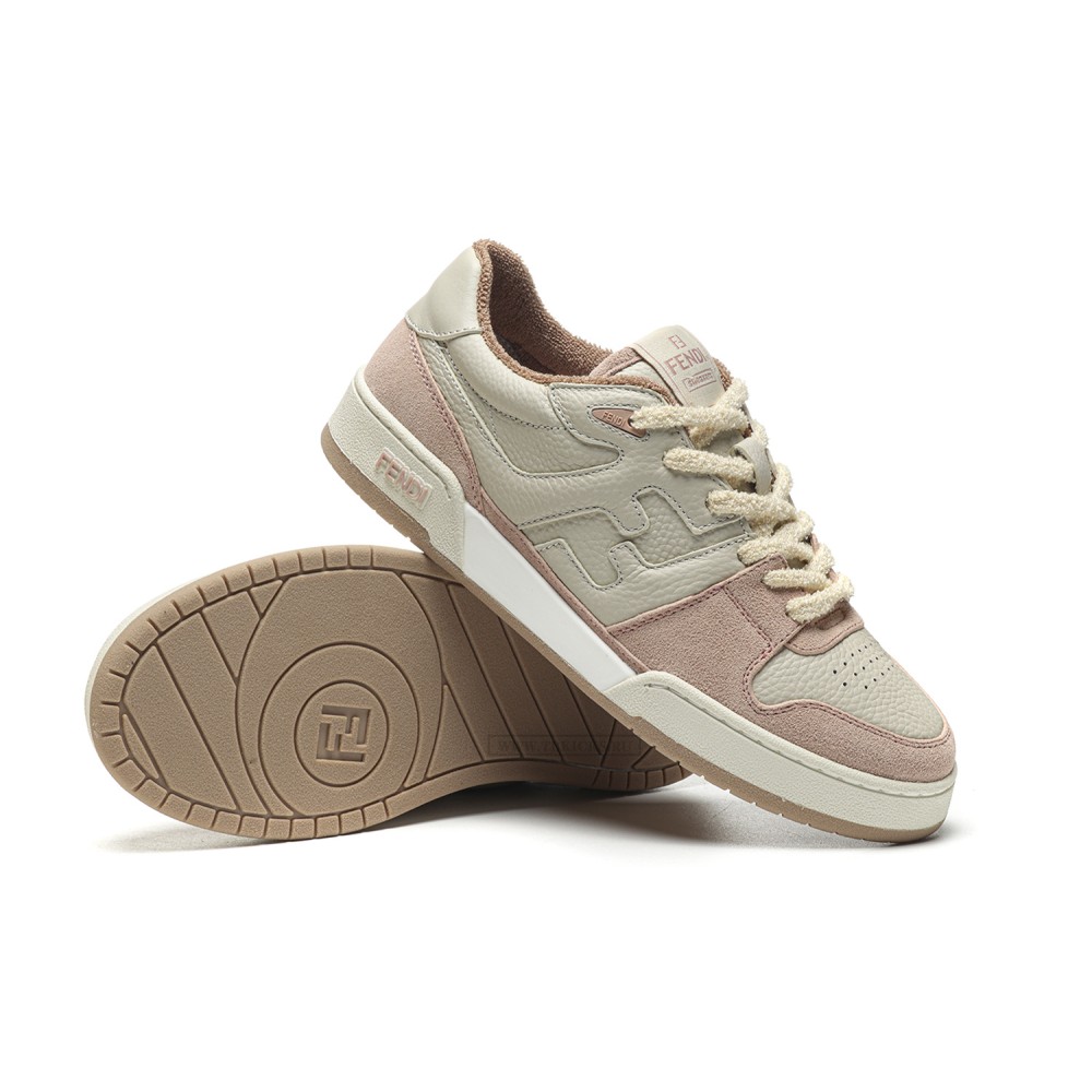 TBkicks Fend1 Match Sneakers White/Pink Suede
