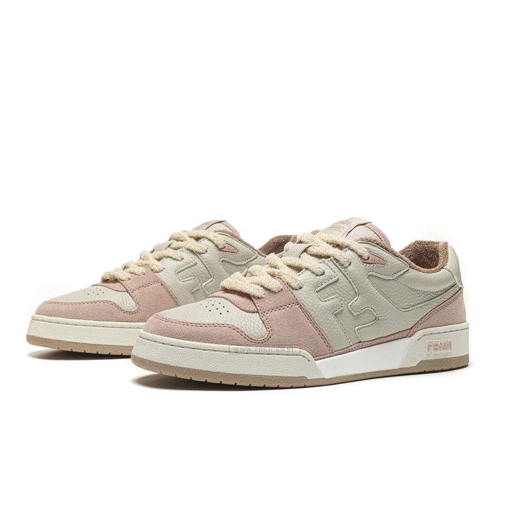 TBkicks Fend1 Match Sneakers White/Pink Suede