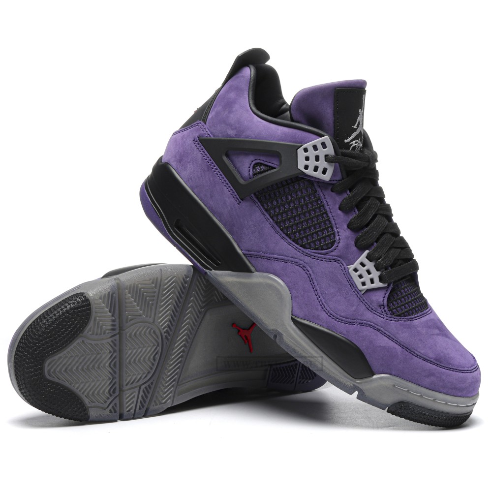 TBkicks Air Jordan 4 Travis Scott Purple