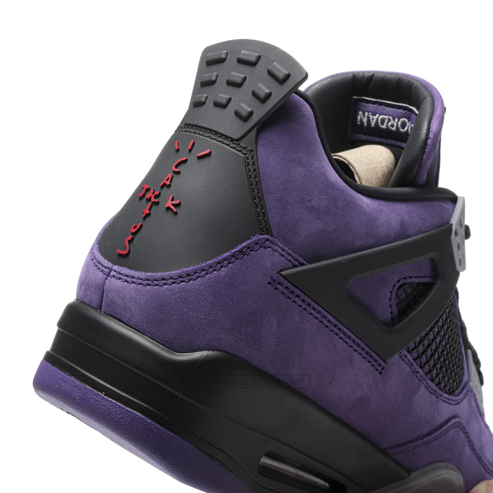 TBkicks Air Jordan 4 Travis Scott Purple