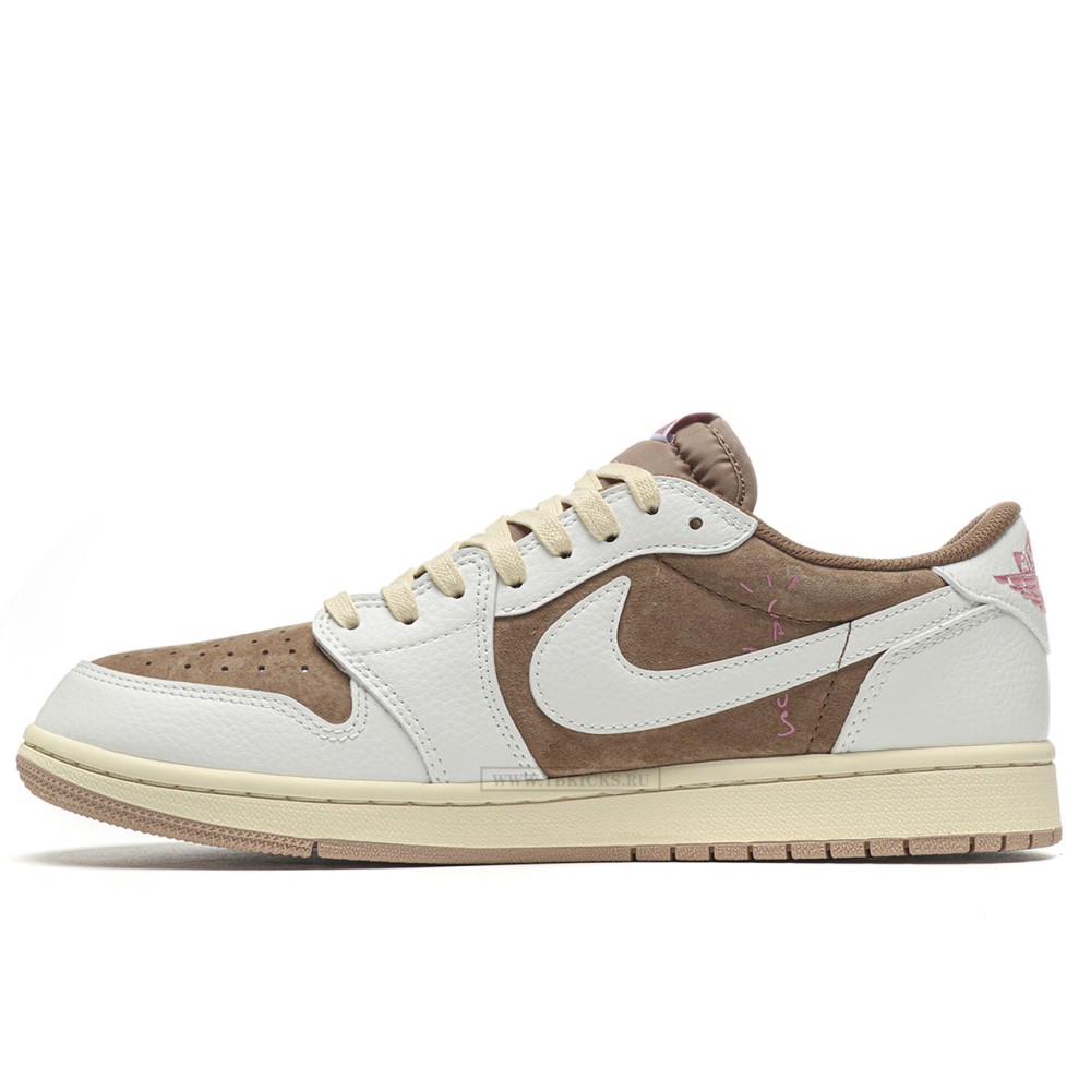 TBkicks Travis Scott Air Jordan 1 Low OG SP Light Khaki