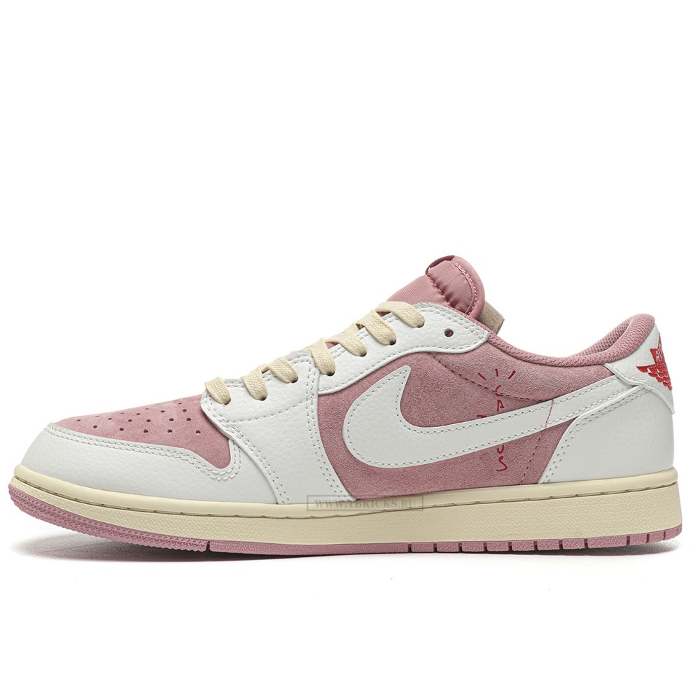 TBkicks Travis Scott Air Jordan 1 Low OG SP Sail Shy Pink
