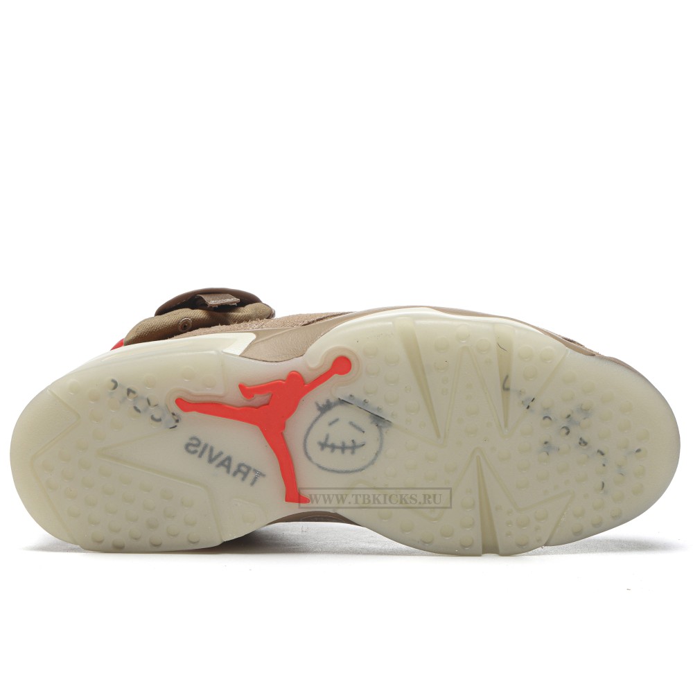 TBkicks Travis Scott Air Jordan 6 British Khaki