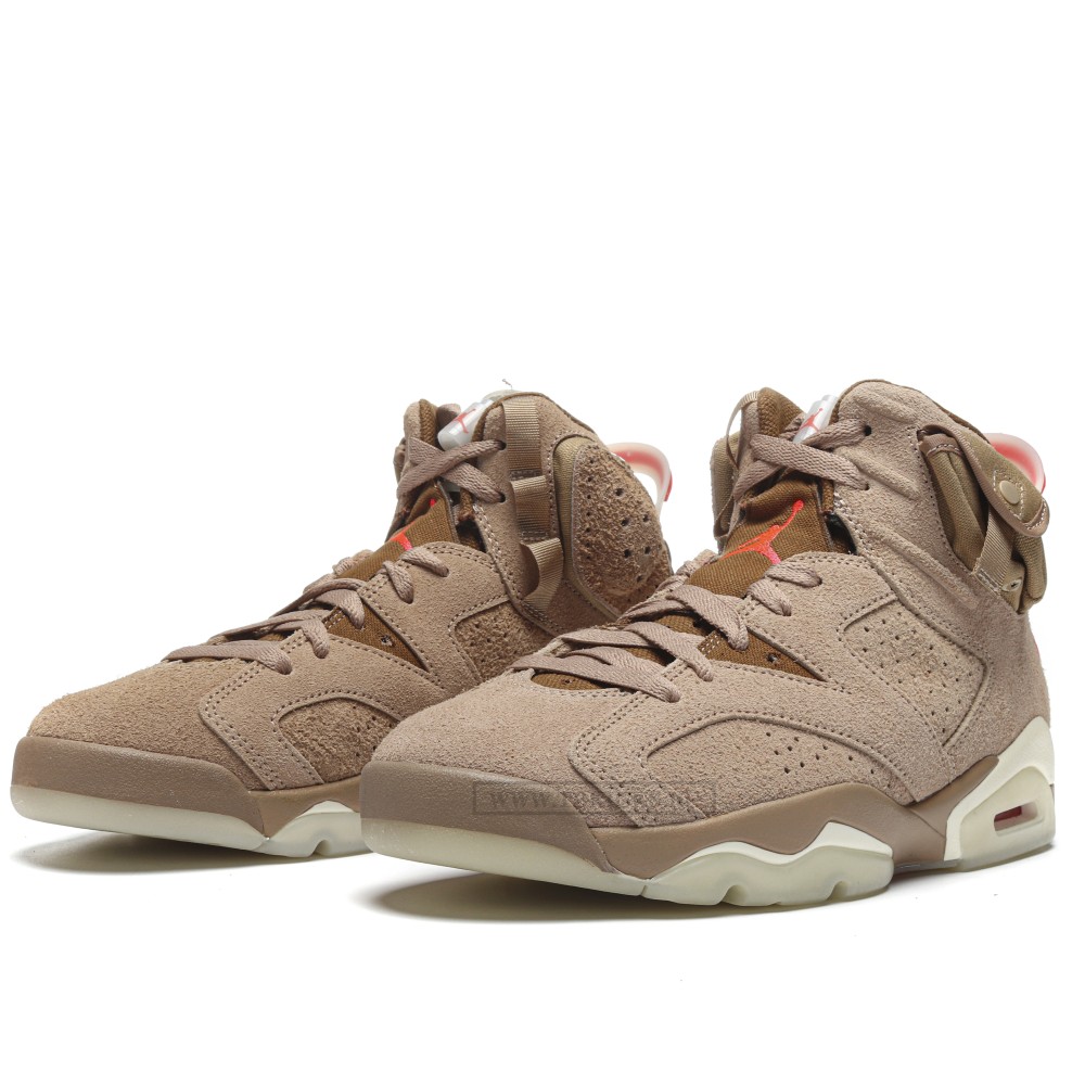TBkicks Travis Scott Air Jordan 6 British Khaki
