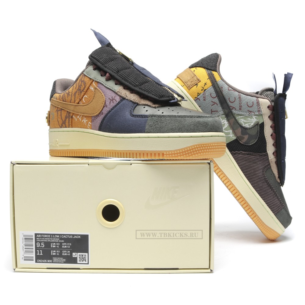 TBkicks Travis Scott Air Force 1 Low Cactus Jack
