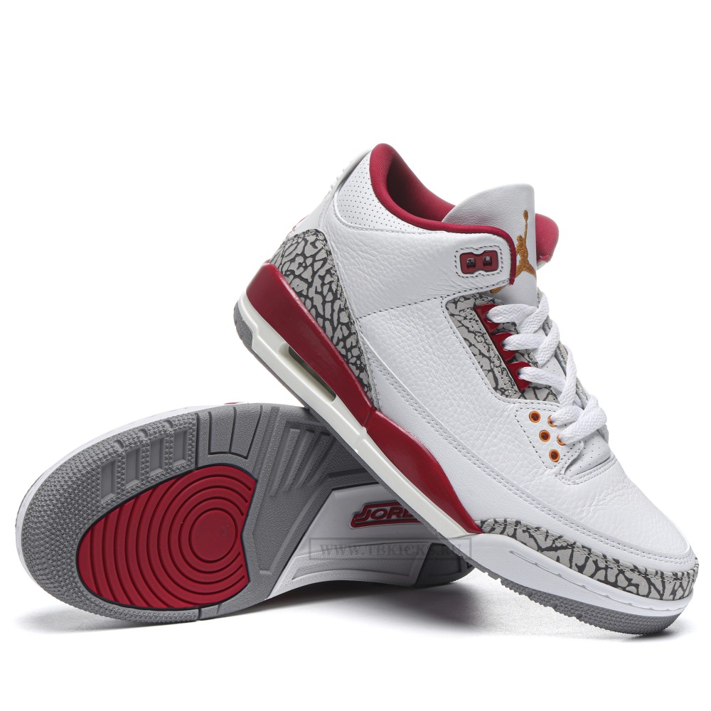 TBkicks Air Jordan 3  Retro Cardinal Red