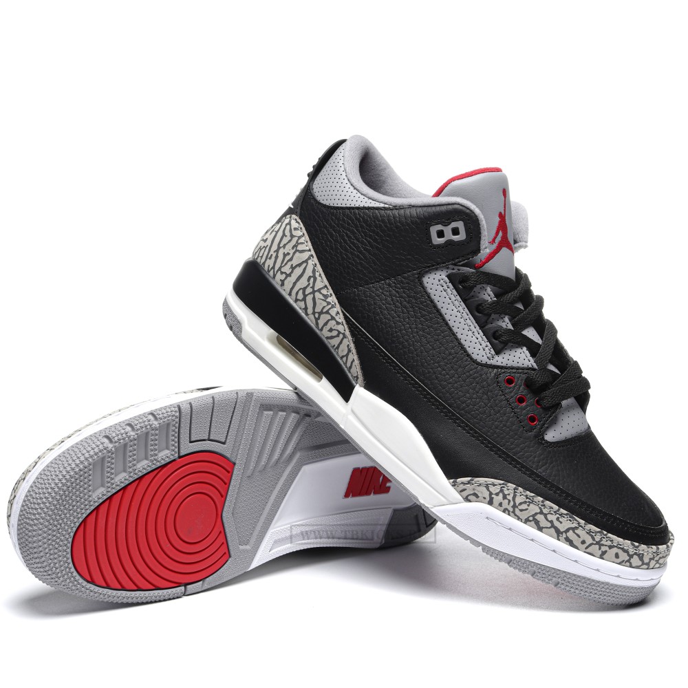 TBkicks Air Jordan 3 Retro Black Cement (2018)