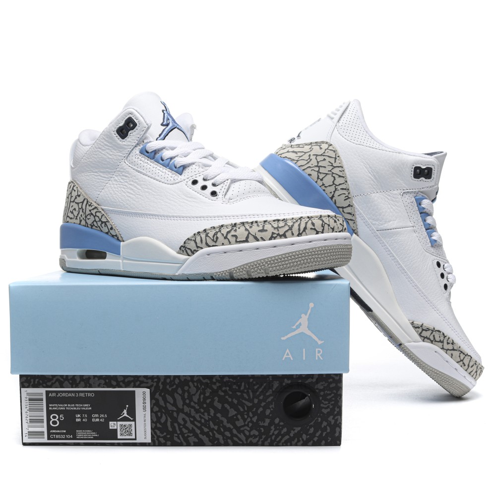 TBkicks Air Jordan 3 Retro UNC