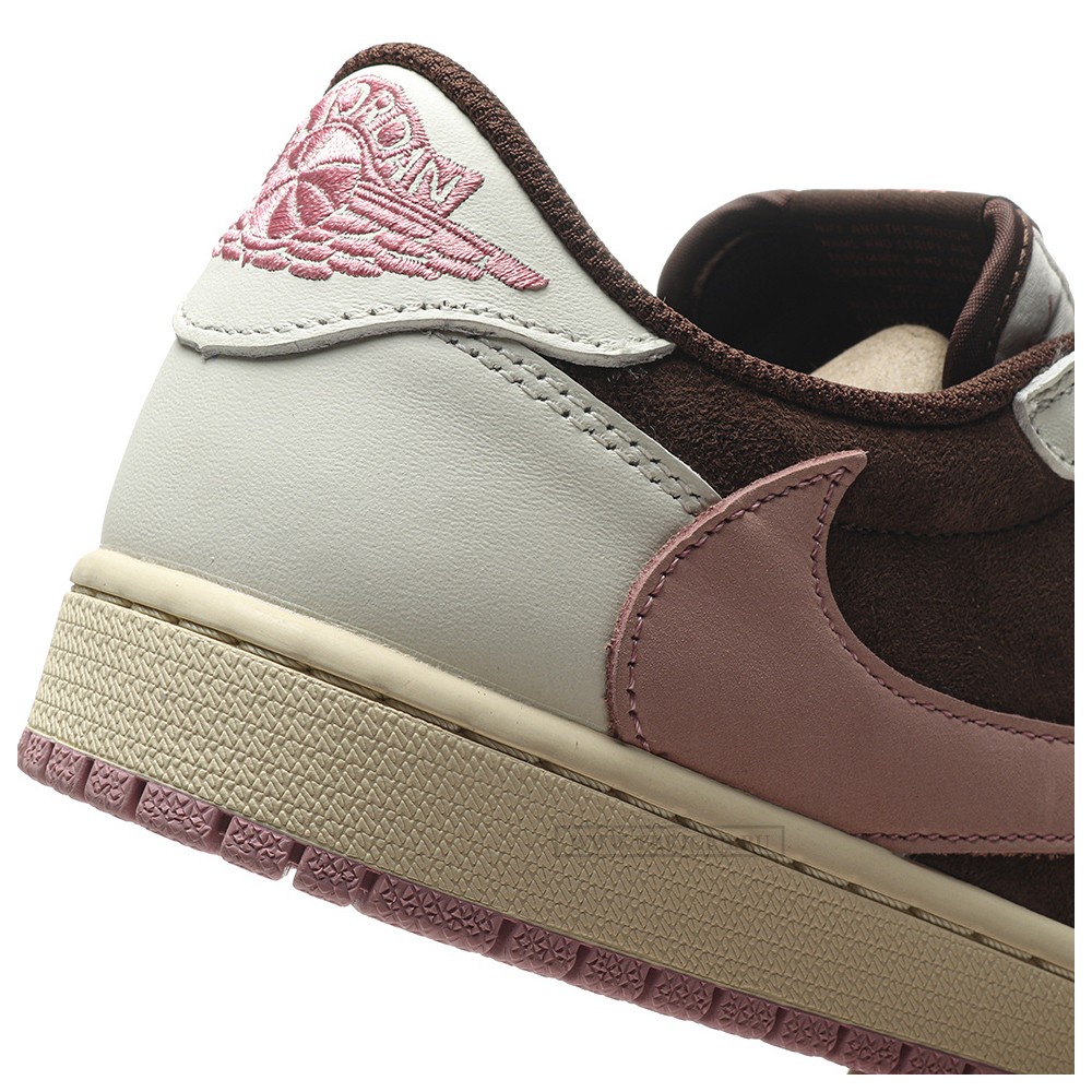 TBkicks Travis Scott Air Jordan 1 Low OG SP “Dark Pony/Pink Oxford”