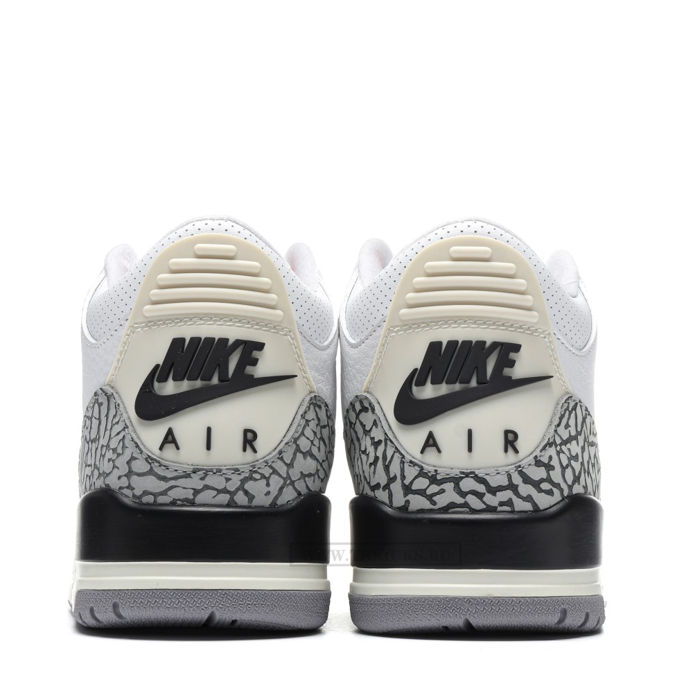 TBkciks  Air Jordan 3 Retro White Cement Reimagined