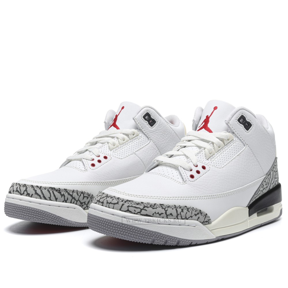 TBkciks  Air Jordan 3 Retro White Cement Reimagined
