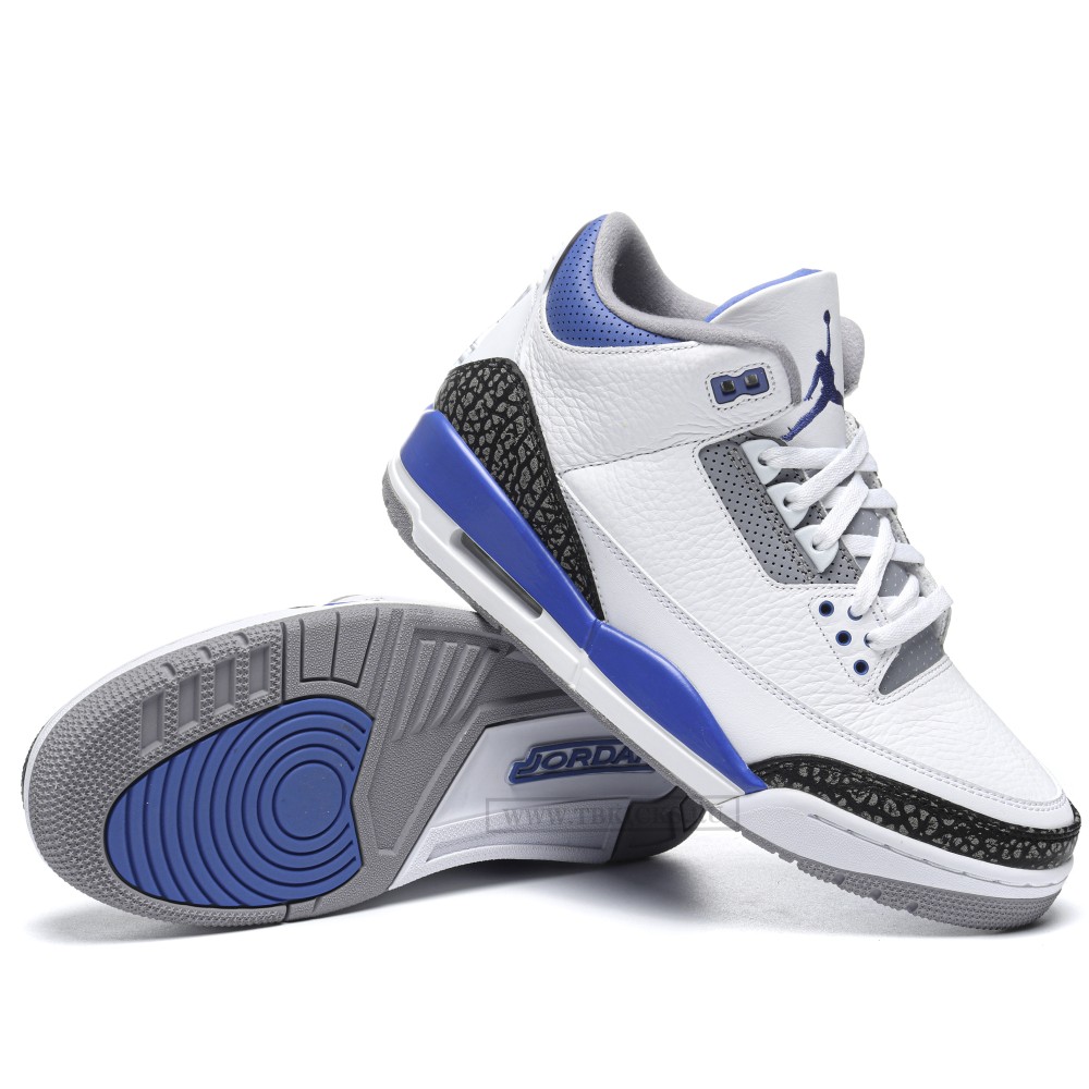 TBkicks Air Jordan 3 Retro Racer Blue