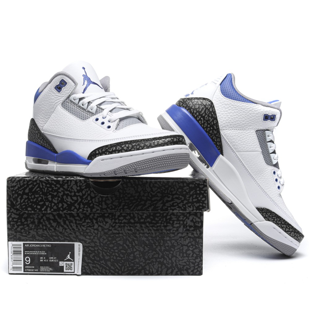 TBkicks Air Jordan 3 Retro Racer Blue