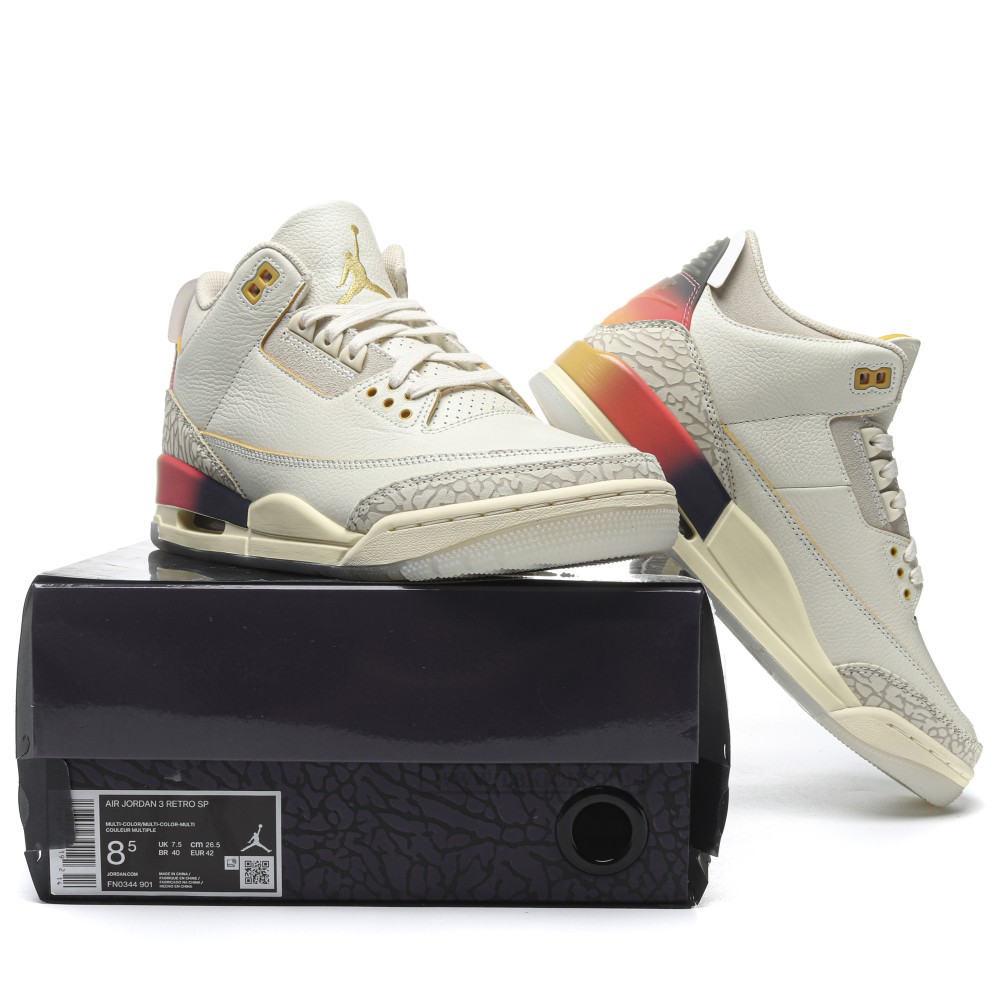 TBkicks Air Jordan 3 Retro SP J Balvin Medellín Sunset