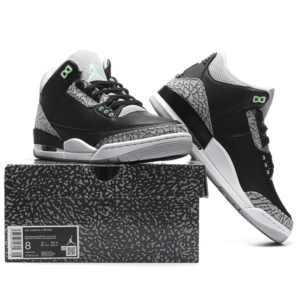 TBkicks Air Jordan 3 Retro Green Glow