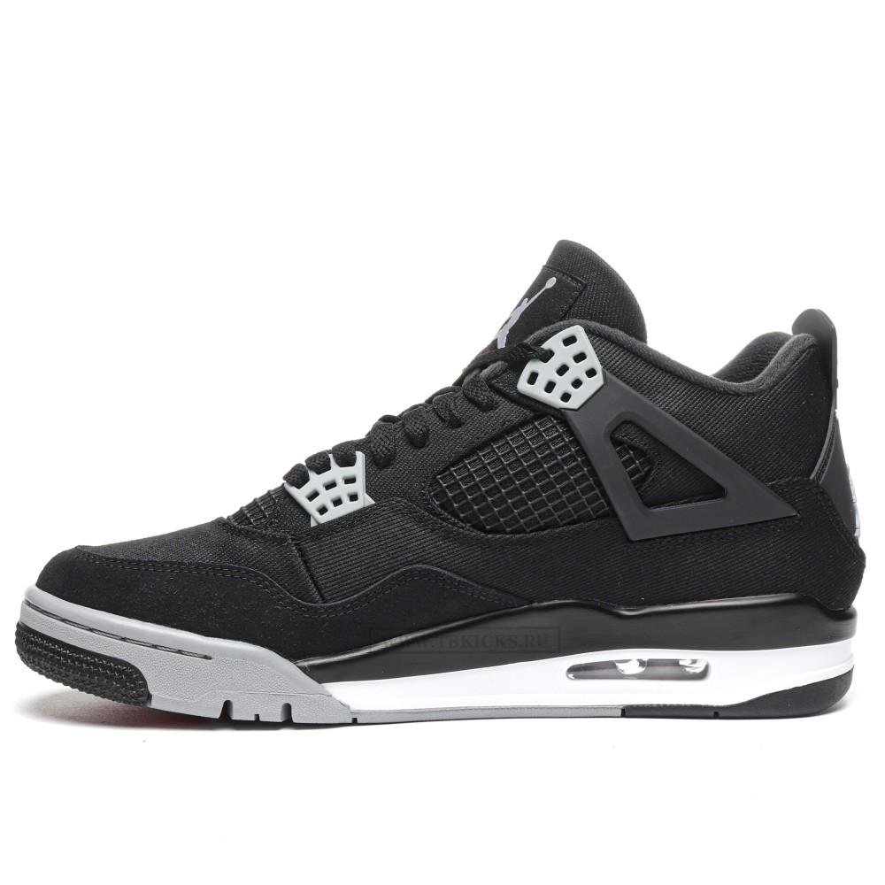 TBkicks Air Jordan 4 Retro SE Black Canvas