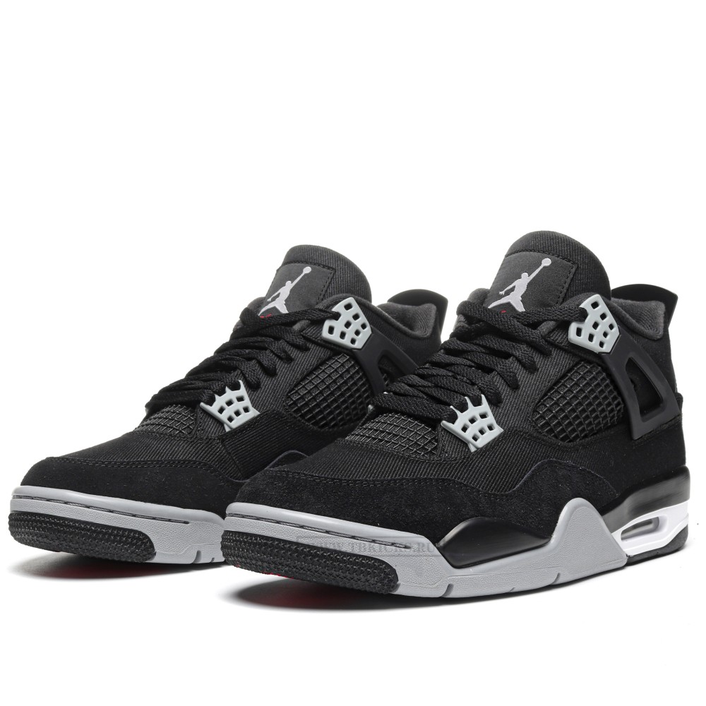 TBkicks Air Jordan 4 Retro SE Black Canvas