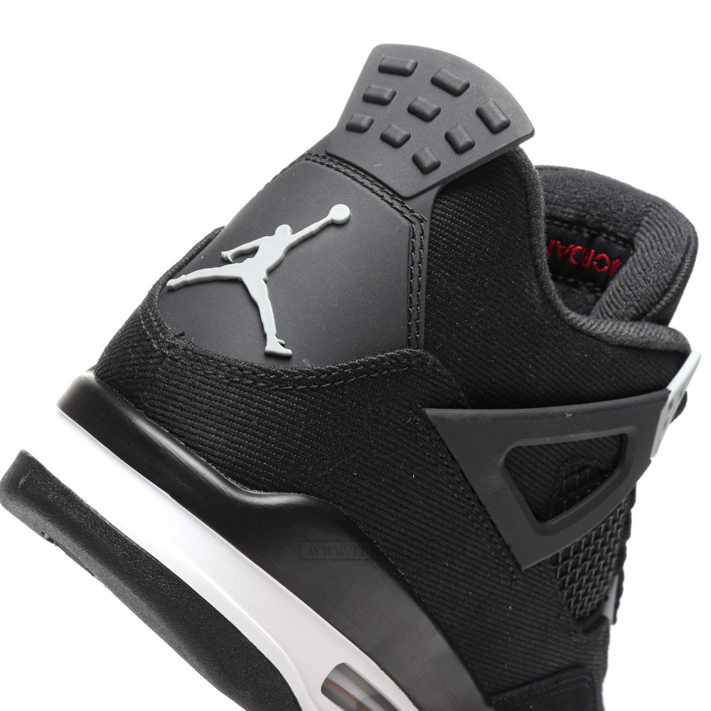 TBkicks Air Jordan 4 Retro SE Black Canvas