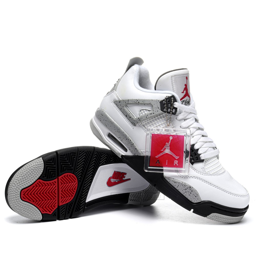 TBkicks Air Jordan 4 White Cement