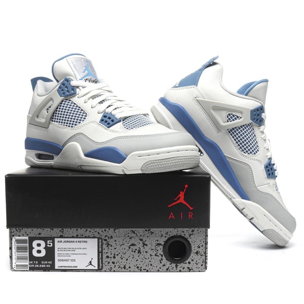 TBkicks Air Jordan 4 Retro Military Blue