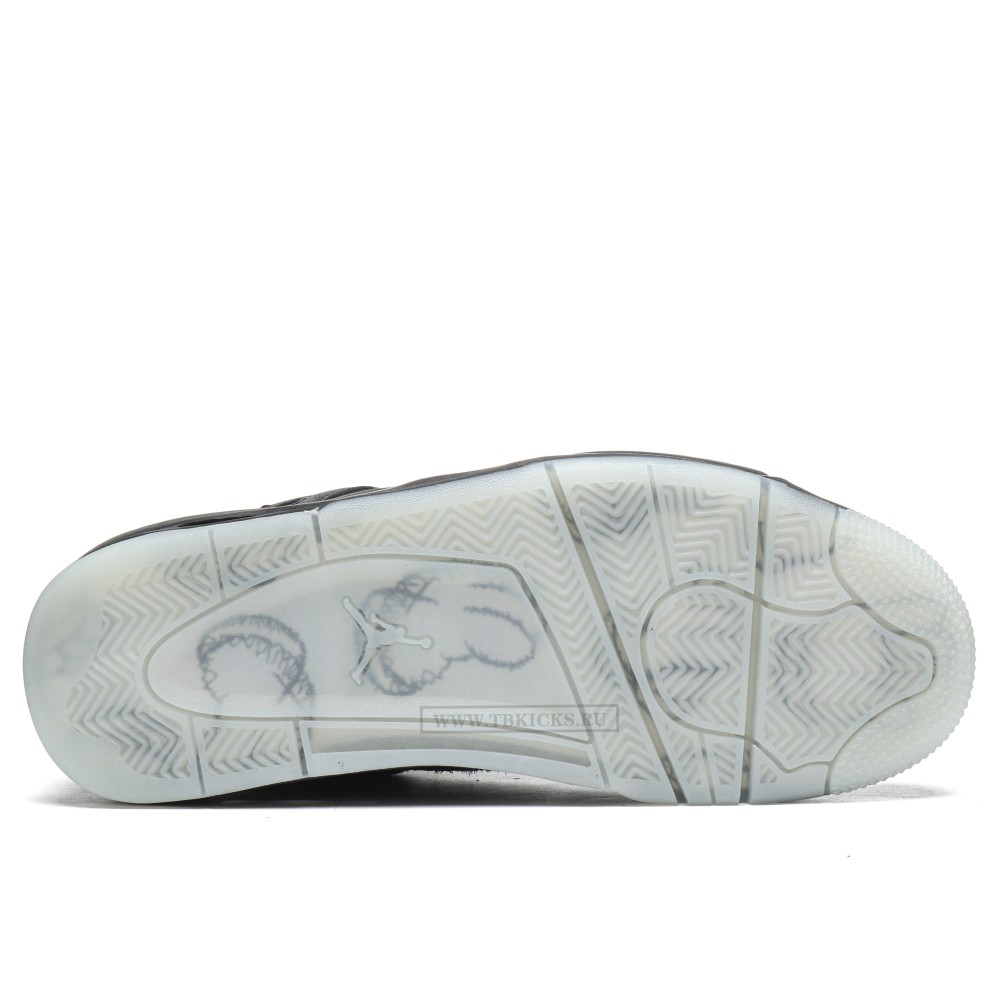TBkicks Air Jordan 4 Retro Kaws Black